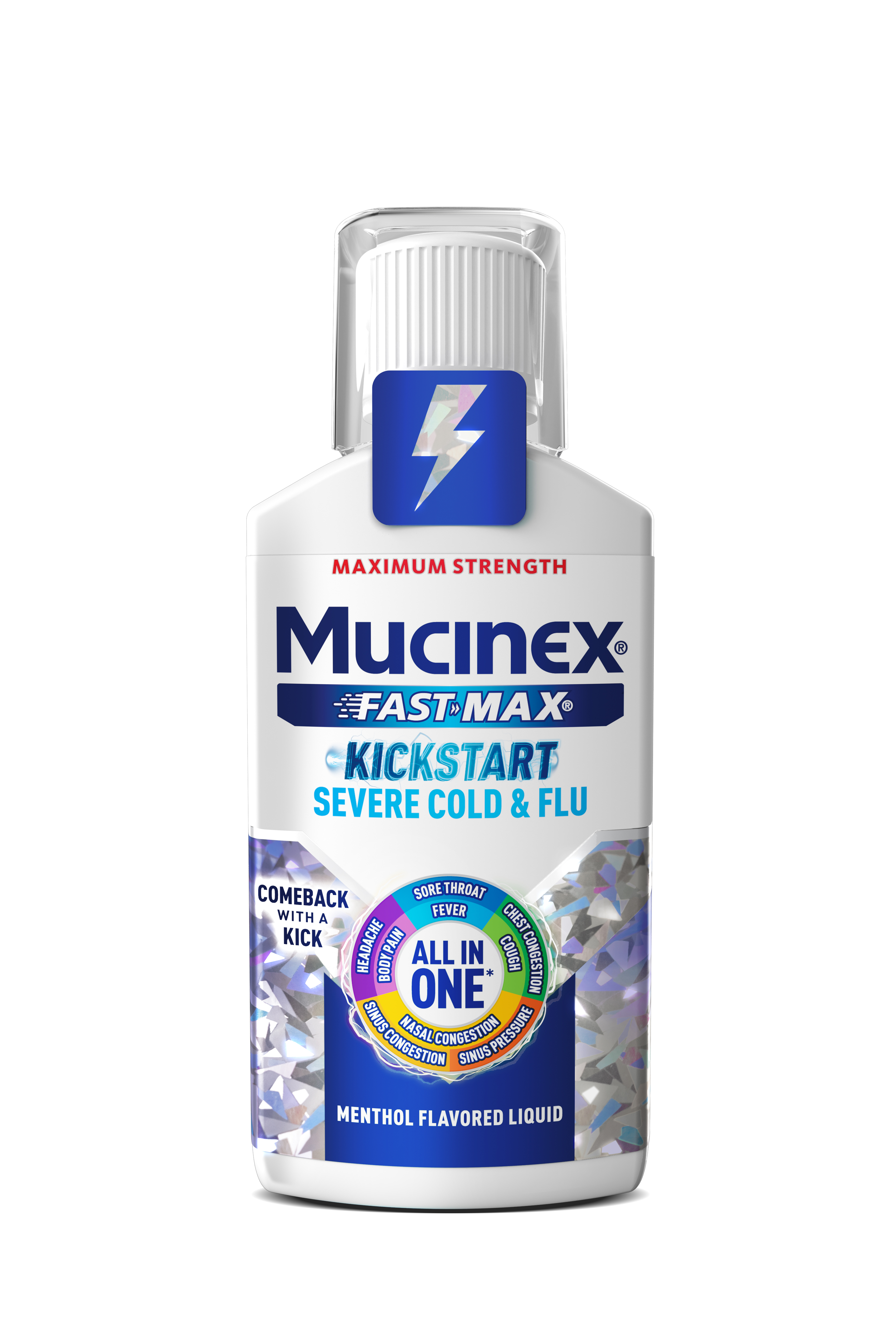 MUCINEX FASTMAX Adult Liquid  Cold  Flu  Kickstart